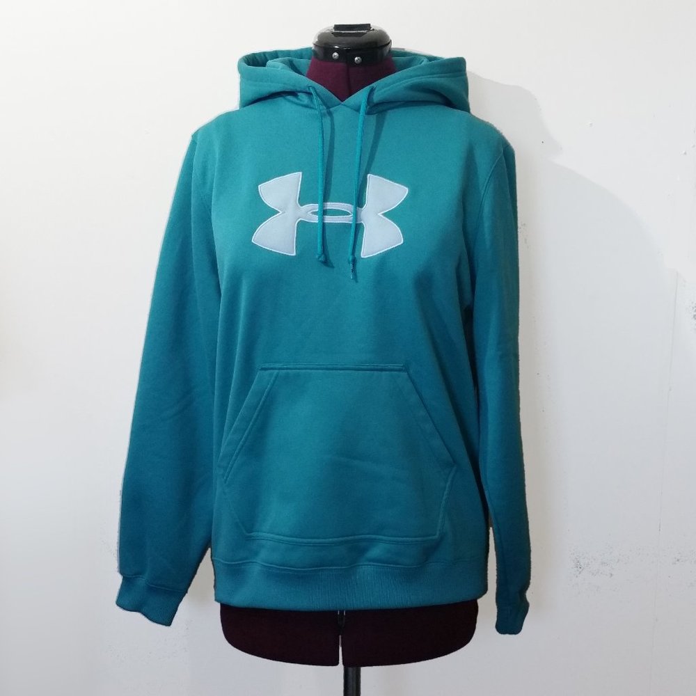 Teal Under Armour Hoodie. Women's Medium.